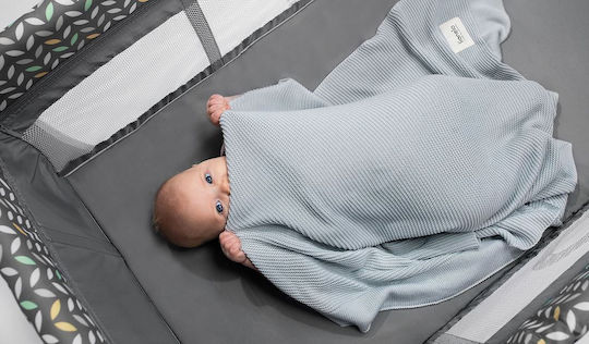 Lionelo Blanket Nursery Swaddling Blankets Bamboo Gray Gray 75x100cm
