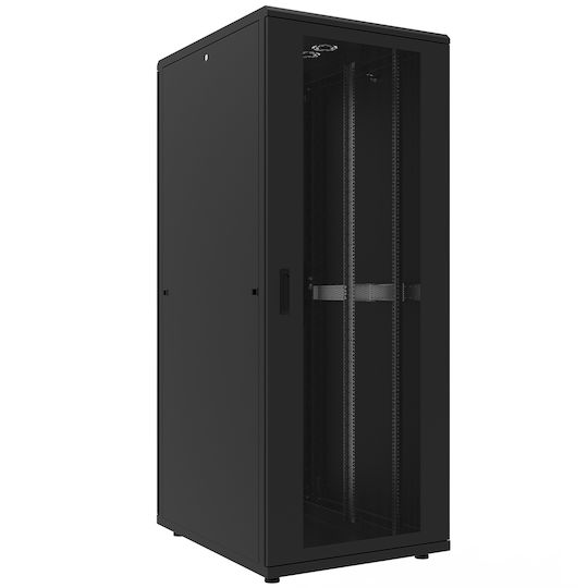 Canovate Επιδαπέδια Καμπίνα Rack 42U 80x100cm Μαύρο CSS-9-4280A