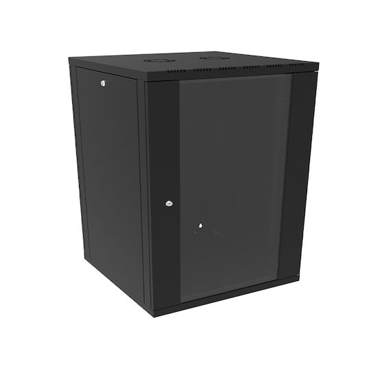 Canovate Montat pe perete Cabinete Rack 15U 60x60cm Negru WS3O-9-1566A