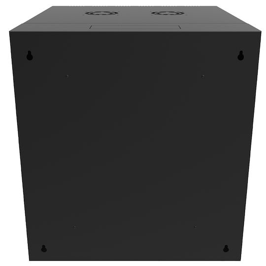 Canovate Монтиран на стена Рак кабинет 12U 60x65см Черен WS3D-9-126HA