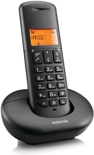 Motorola E221 Безжичен Телефон с Българско Меню Черен