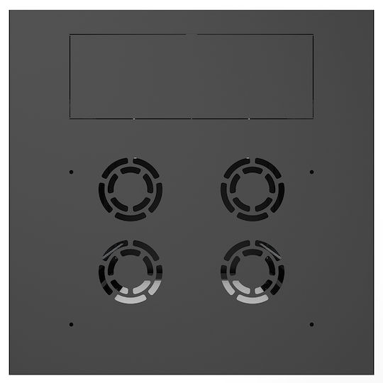 Canovate Επιδαπέδια Καμπίνα Rack 32U 60x80cm Μαύρο CSN-U-9-3268A