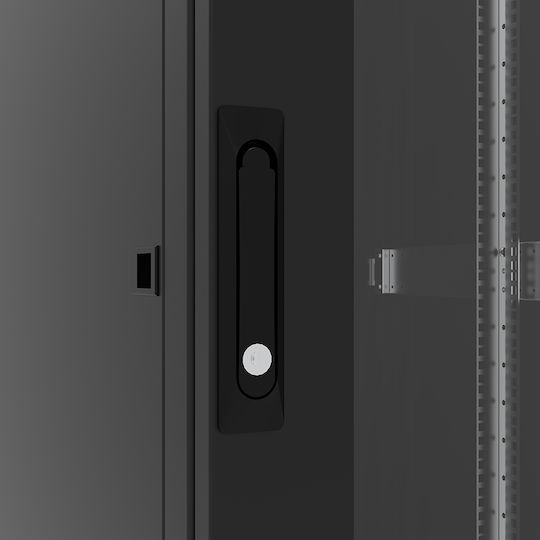 Canovate Επιδαπέδια Καμπίνα Rack 42U 80x80cm Μαύρο CSN-9-4288F