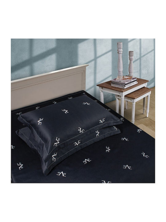 19V69 Single Duvet Cover 170x245 Black