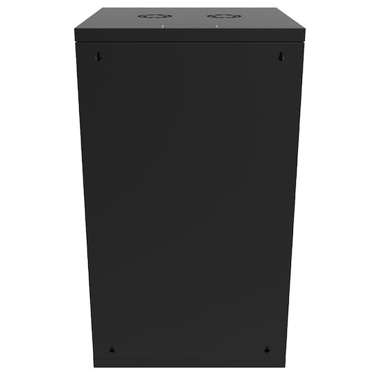 Canovate Монтиран на стена Рак кабинет 21U 60x60см Черен WS3O-9-2166A