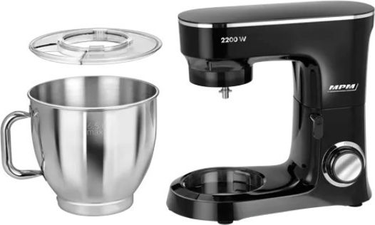 MPM Stand Mixer 2200W with Stainless Mixing Bowl 6.5lt