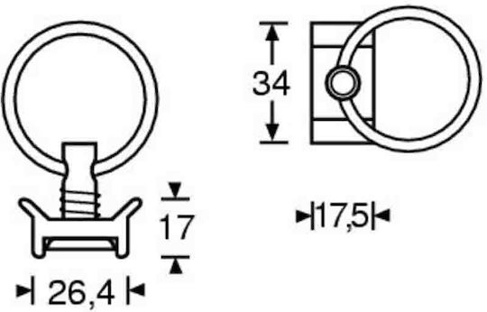 Adam Hall Ersatzteil für Musikinstrumente 5745