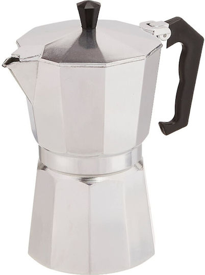 Homestyle -60 Stovetop Espresso Pot for 2Cups Silver