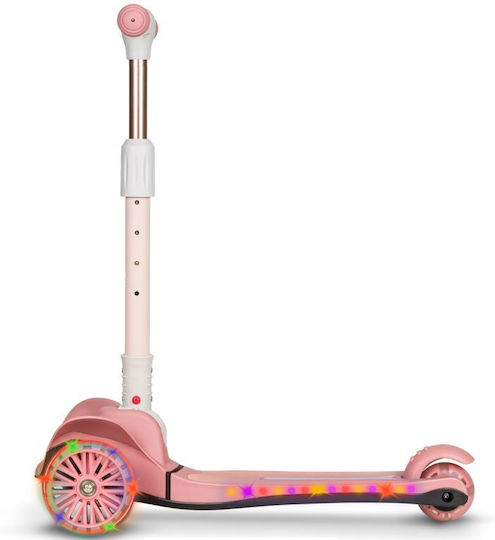 Lionelo Kids Scooter Foldable Timmy 3-Wheel Pink