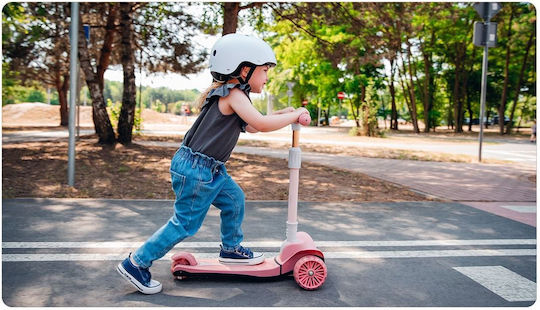 Lionelo Kids Scooter Foldable Timmy 3-Wheel Pink