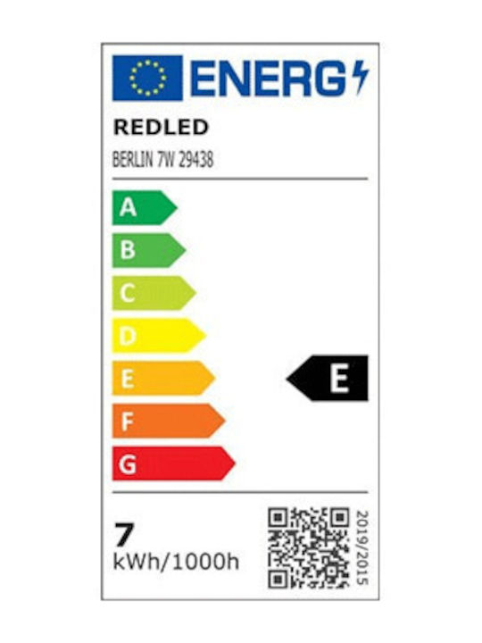 Redled Redled Wandmontierte Außenwandleuchte LED IP65 7W mit Einstellbarem Weißem Licht