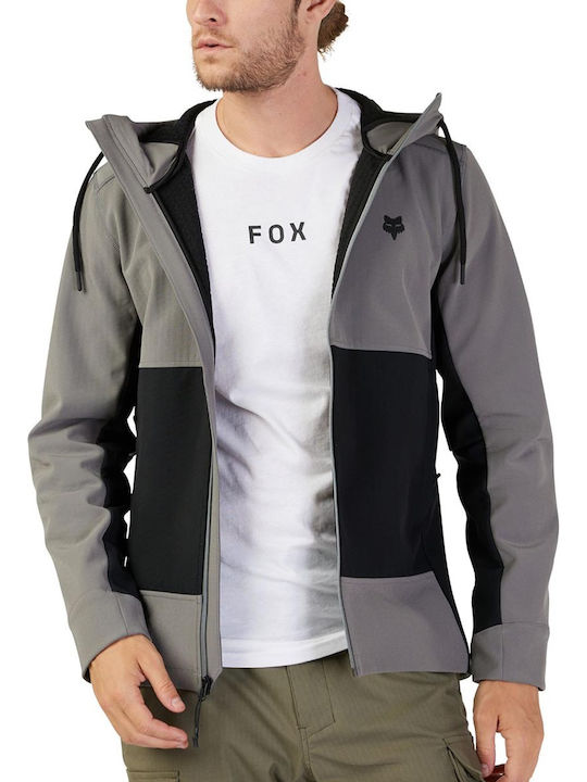 Pit Winter Jacket Softshell Waterproof and Windproof Gray