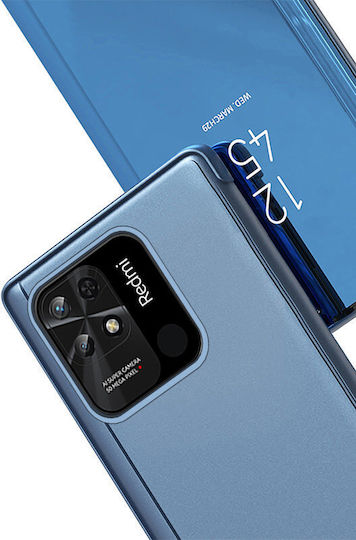 Hurtel Clear View Book Plastic Blue (Redmi 10C)