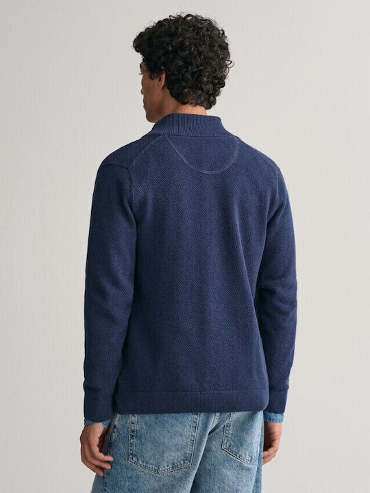 Men's Knitted Cardigan Blue