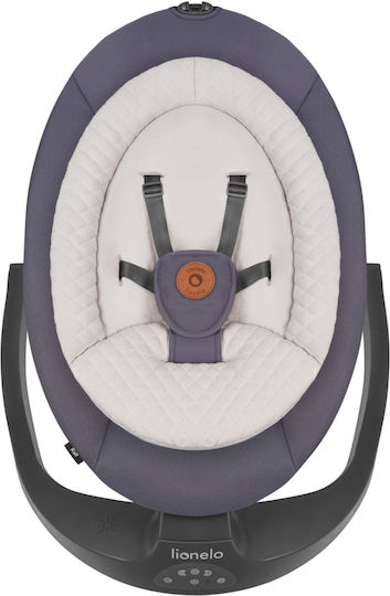 Lionelo Electric Relax pentru Bebeluși Ralf cu Muzică Gri pentru Copil până la 9kg