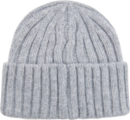 Beanie Beanie Knitted in Gray color