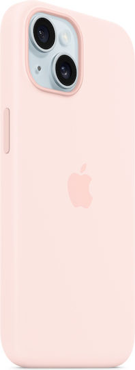 Apple Back Cover Silicone Pink (iPhone 15)