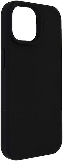 Ancus Liquid Back Cover Σιλικόνης Μαύρο (iPhone 15)