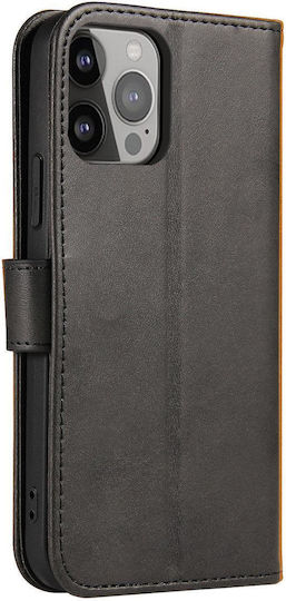 Magnet Brieftasche Silikon / Leder Schwarz (TCL 205)