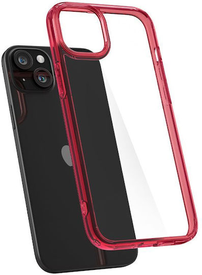 Spigen Ultra Hybrid Back Cover Πλαστικό 2mm Red Crystal (iPhone 15)