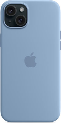 Apple Back Cover Σιλικόνης Μπλε (iPhone 15 Plus)