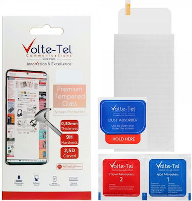 Volte-Tel 9H 2.5D 0.30mm Vollkleber Vollflächig gehärtetes Glas (Motorola Moto G31)