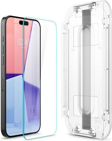 Spigen tR EZ Fit 2-pack 0.2mm Tempered Glass 2pcs (iPhone 15 Pro)