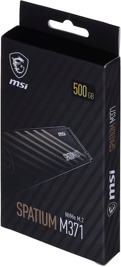 MSI Spatium M371 SSD 500GB M.2 mit PCI Express 3.0 Verbindung