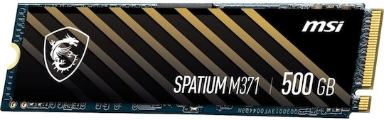 MSI Spatium M371 SSD 500GB M.2 mit PCI Express 3.0 Verbindung