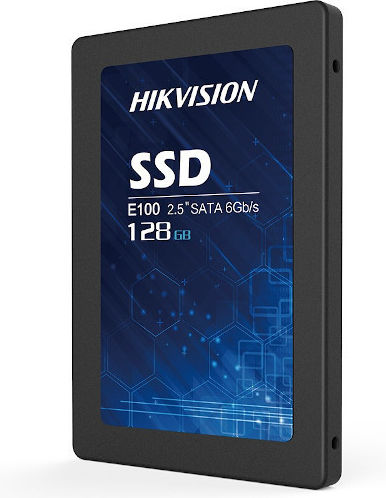 Hikvision E100 SSD 128GB τύπου 2.5'' με σύνδεση SATA III HS-SSD-E100/128GB