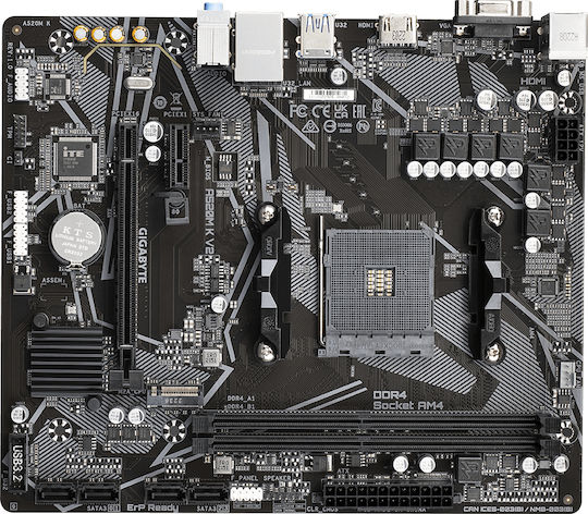 Gigabyte A520M K V2 rev. 1.0 Placă de bază Micro ATX cu AMD AM4 Socket