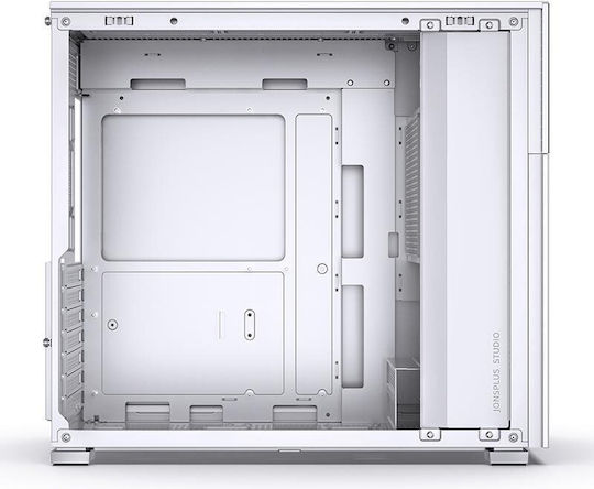 Jonsbo D41 Mesh Bildschirm Gaming Midi-Turm Computergehäuse mit Seitenfenster Weiß