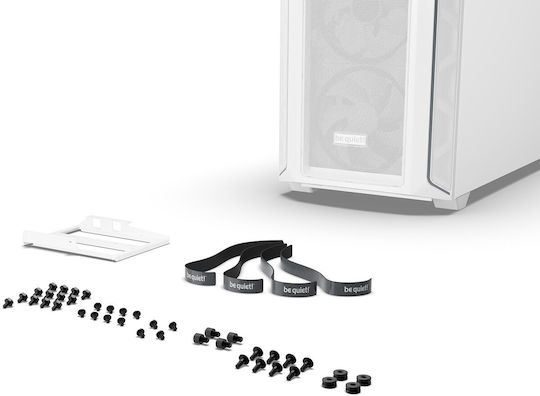 Be Quiet Shadow Base 800 FX Gaming Midi Tower Κουτί Υπολογιστή με Πλαϊνό Παράθυρο και RGB Φωτισμό Λευκό