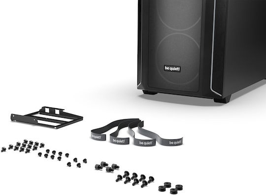 Be Quiet Shadow Base 800 FX Gaming Midi Tower Κουτί Υπολογιστή με Πλαϊνό Παράθυρο και RGB Φωτισμό Μαύρο