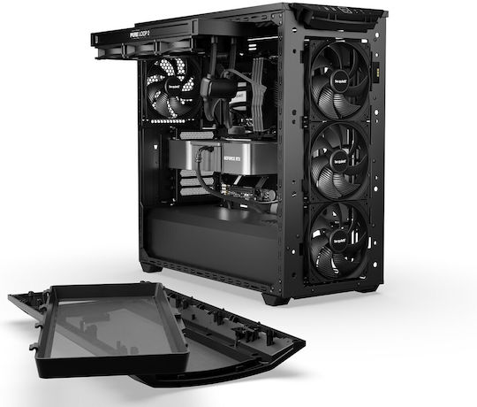 Be Quiet Shadow Base 800 Gaming Full Tower Κουτί Υπολογιστή με Πλαϊνό Παράθυρο Μαύρο