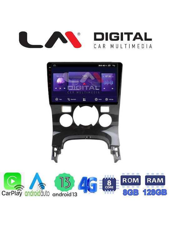 LM Digital Car Audio System for Peugeot 3008 / 206 / 5008 2009-2016 with A/C (Bluetooth/USB/WiFi/GPS/Apple-Carplay/Android-Auto) with Touch Screen 9"