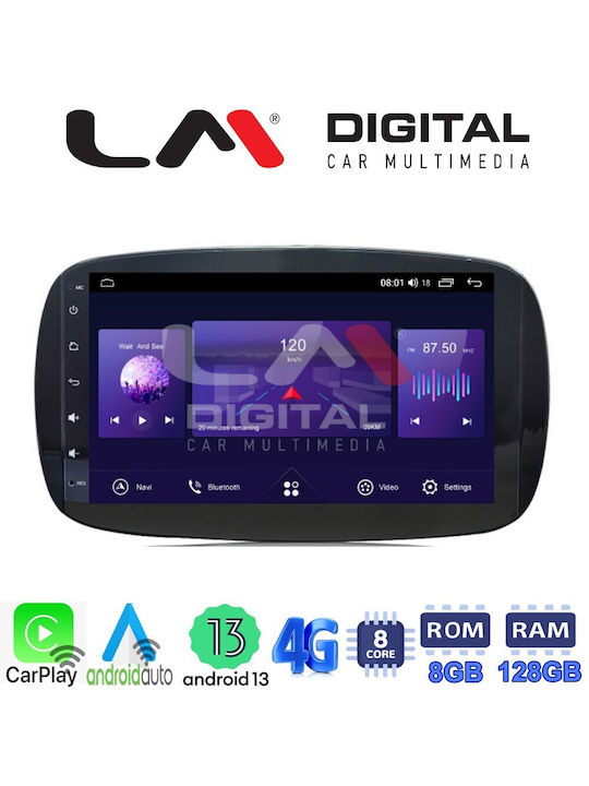 LM Digital Ηχοσύστημα Αυτοκινήτου για Smart ForTwo / ForFour 2015+ (Bluetooth/USB/WiFi/GPS/Apple-Carplay/Android-Auto) με Οθόνη Αφής 9"