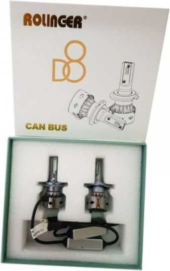 Car Lamps H4 Canbus LED 6000K Cold White 12V 36W 2pcs