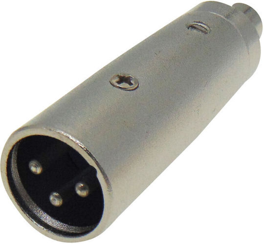 Ultimax LZ170 Converter XLR male to RCA female Silver 1pcs
