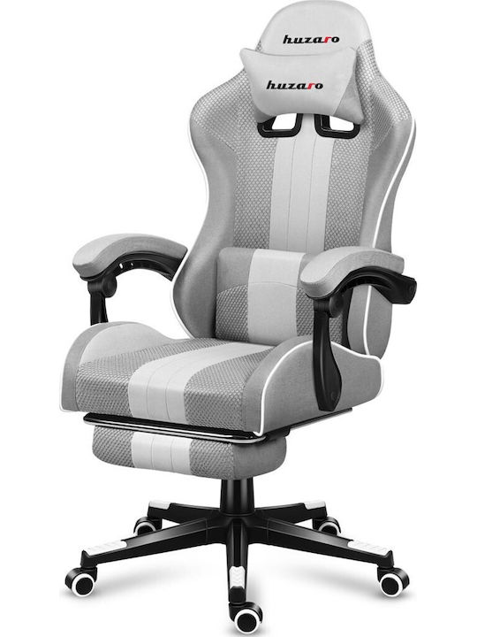 Huzaro Force 4.7 Fabric Gaming Chair with Footrest White Mesh
