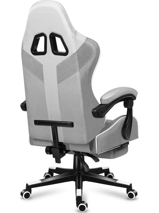 Huzaro Force 4.7 Fabric Gaming Chair with Footrest White Mesh
