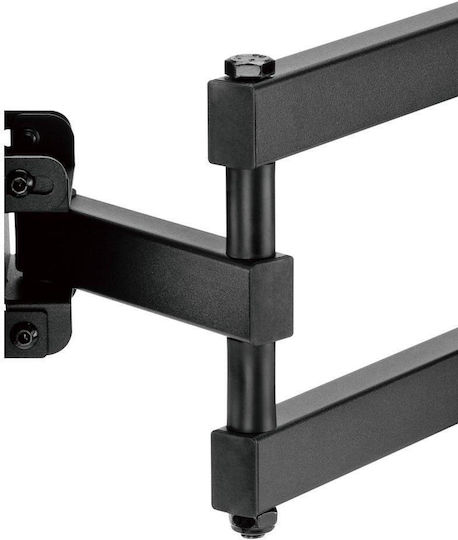 Brateck LPA78-443 TV Wall Mount with Arm up to 65" and 35kg Black