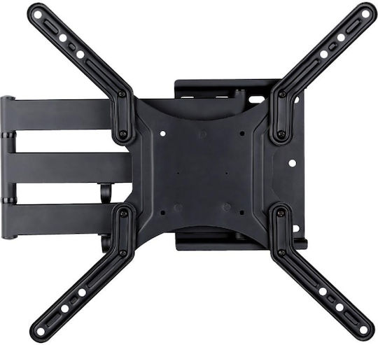 Techly ICA-PLB 136M Wall TV Mount with Arm up to 55" and 45kg Black