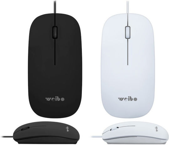 Weibo FC-5084 Wired Mouse White