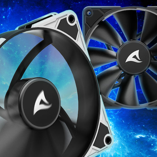 Sharkoon SilentStorm BW120 Case Fan (1400rpm) Without LED Lighting And 4-Pin PWM Connection