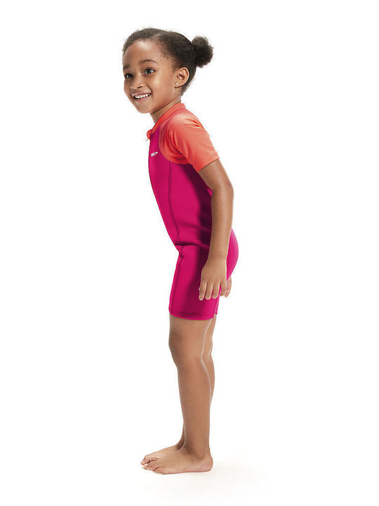 Speedo Kinder Badeanzug Einteilig Burgundisch