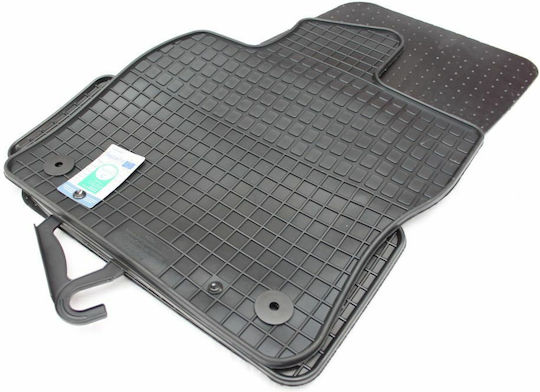 Petex Set of Front and Rear Mats 4pcs for Skoda Karoq 2017+ Black