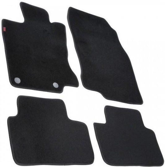 Lampa Set of Front and Rear Mats 4pcs for Renault Kadjar Black