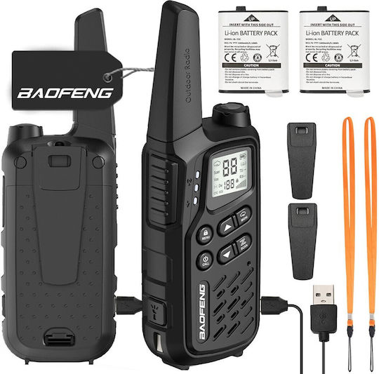 Baofeng Bf-t25e Wireless Transceiver PMR 0.5W with Monochrome Screen