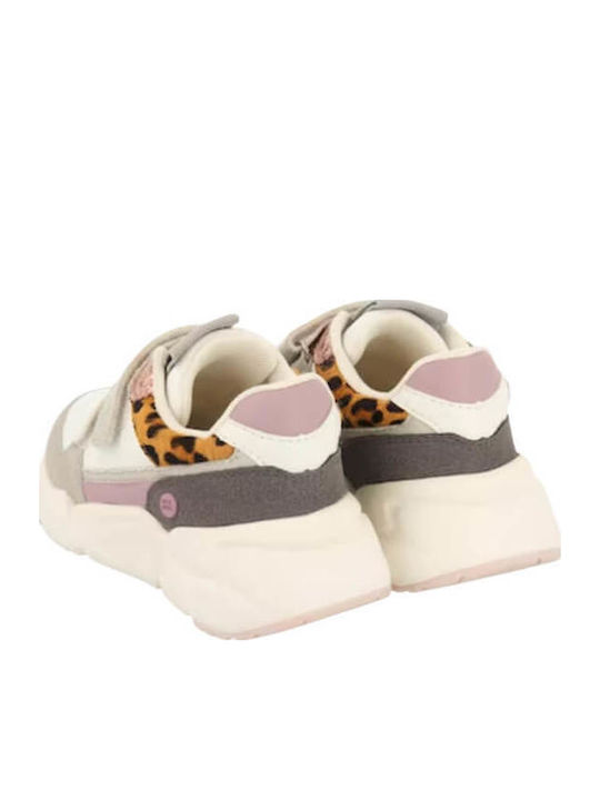 Kinder Sneakers Anatomisch mit Klettverschluss Beige